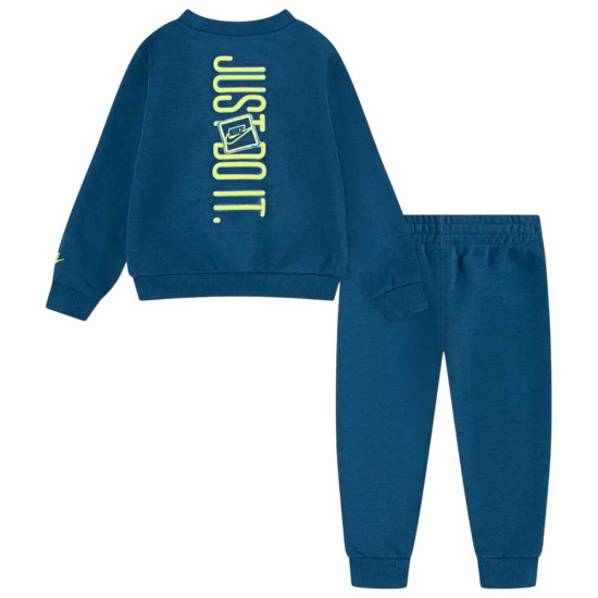 Nike Βρεφικές φόρμες σετ Glow with Me Lightweight Fleece 2-Piece Crew Set